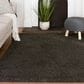 Central Oriental Geneva Shag 5" x 7" Soot Area Rug, , large