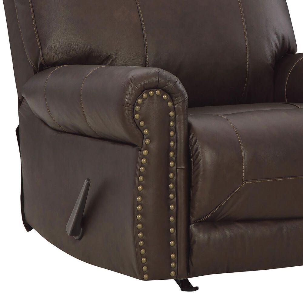 Ashley Colleton Recliner in Dark Brown, , large