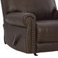 Ashley Colleton Recliner in Dark Brown, , large