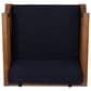 Linon Home Decor Arlen Patio Arm Chair in Navy, , large