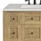 James Martin Vanities Breckenridge 72" Double Bathroom Vanity in Light Natural Oak with 3 cm Eternal Jasmine Pearl Quartz Top and Rectangular Sinks, , large