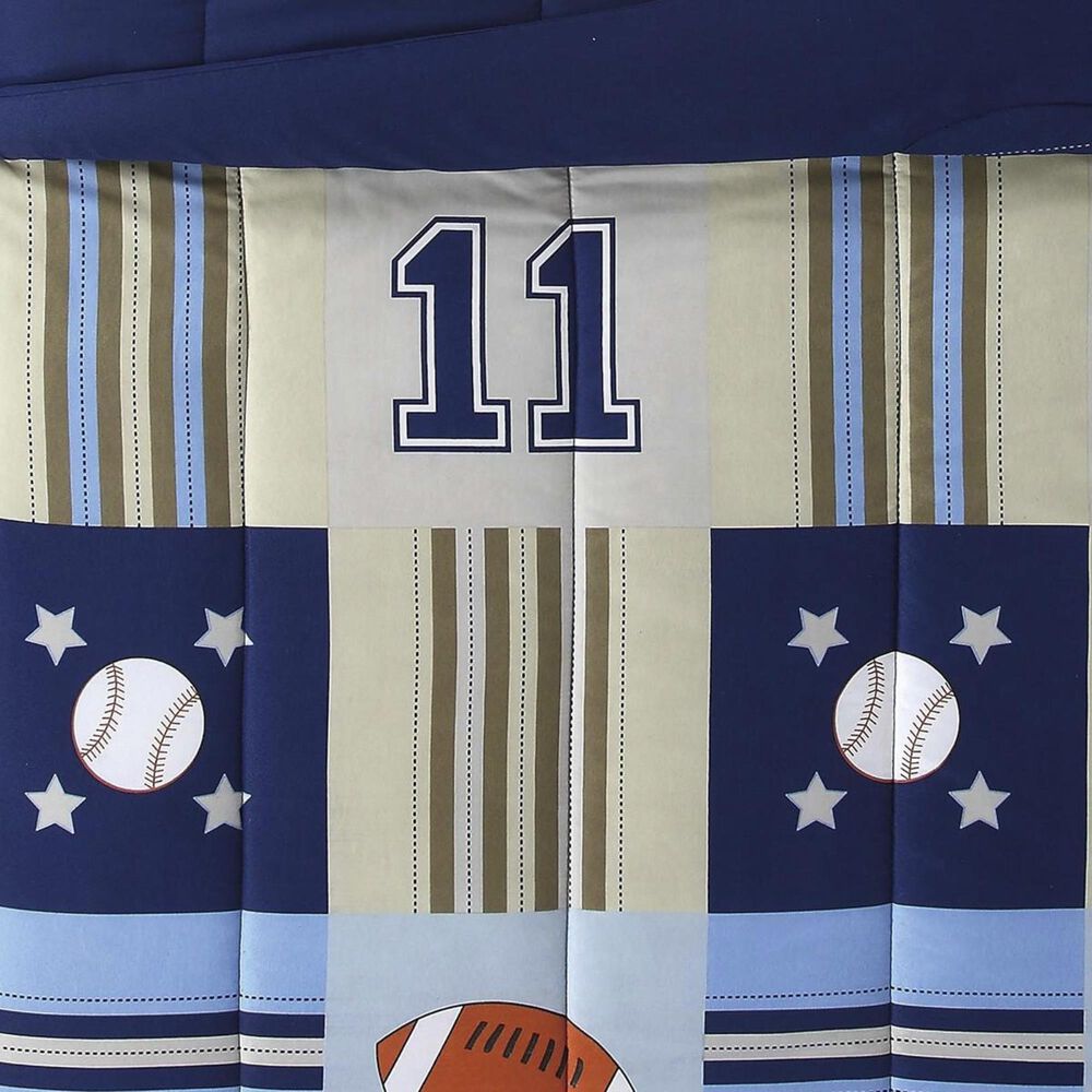Pem America Denim and Khaki Sports 2-Piece Twin Comforter Set in Blue, , large