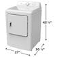 Frigidaire 4.1 Cu. Ft. Top Load Washer and 7 Cu. Ft. Electric Dryer Laundry Pair in White, , large