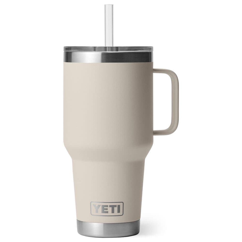YETI Rambler 35 Oz Straw Mug with Straw Lid in Cape Taupe, , large