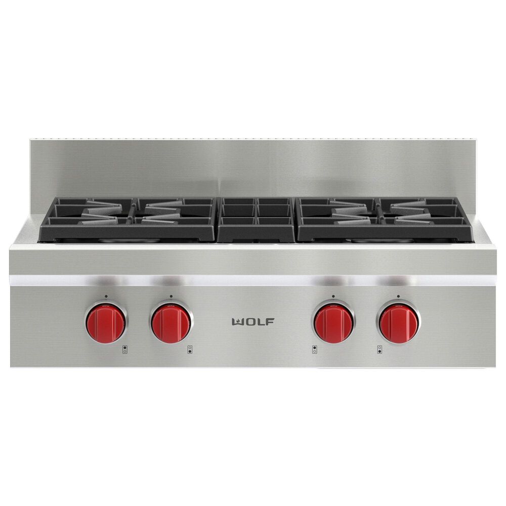 Wolf Appliances 5" Sealed Burner Rangetop Riser in Stainless Steel, , large