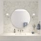 Dal-Tile Rekindle White 13.5" x 13.5" Canvas Dot Porcelain Mosaic Sheet, , large