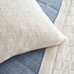 Ann Gish Panama King Coverlet in Marine, , large