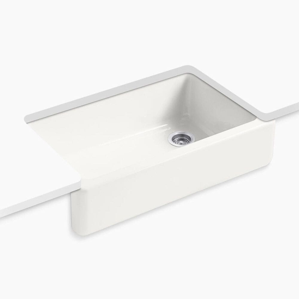Kohler Whitehaven 35.75" Single Bowl Farmhouse Kitchen Sink in Sea Salt, , large