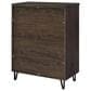 Coaster Brixton 6-Shelf Shoe Storage Cabinet in Smoked Oak and Black, , large