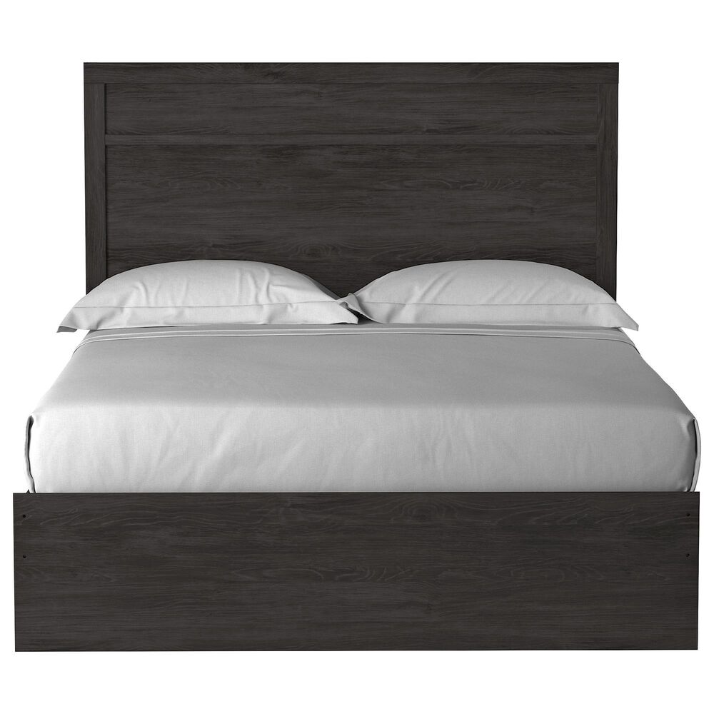 Ashley Belachime Queen Panel Bed in Dark Charcoal, , large