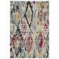 Safavieh Adirondack ADR209F 5"1" x 7"6" Light Grey and Red Area Rug, , large