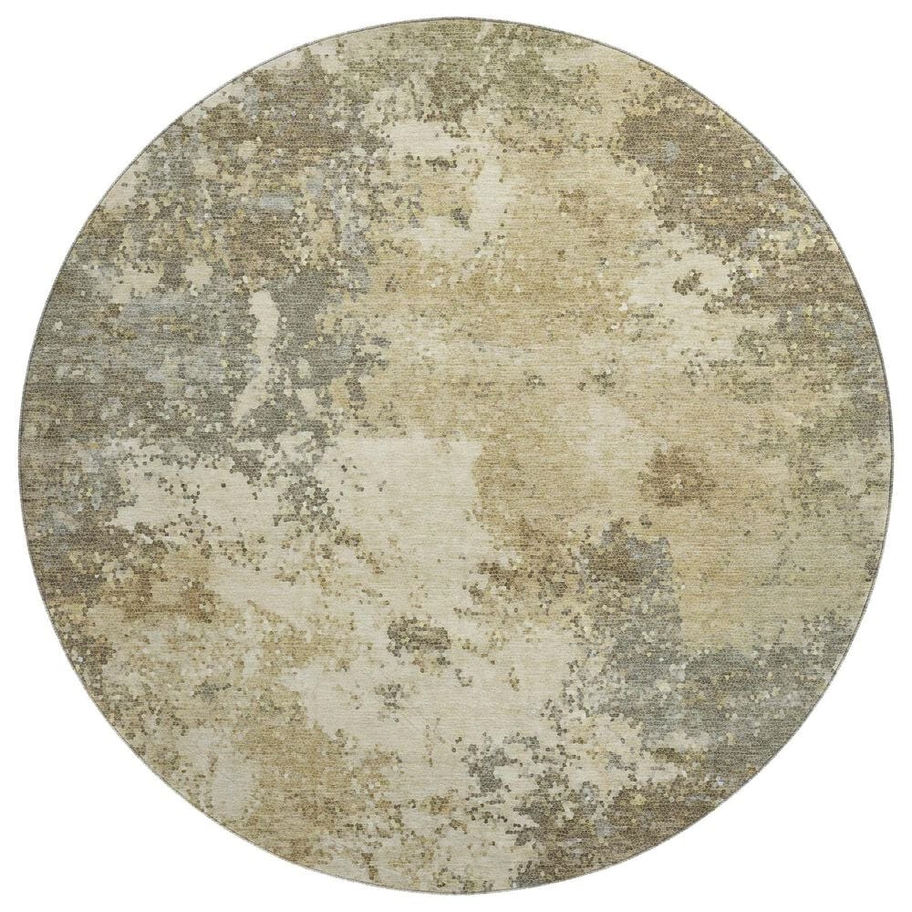 Dalyn Rug Company Lumara Wheat 8" Round Area Rug, , large