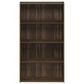HOMLUX 4-Tier Open Shelf Bookcase in Columbia Walnut, , large