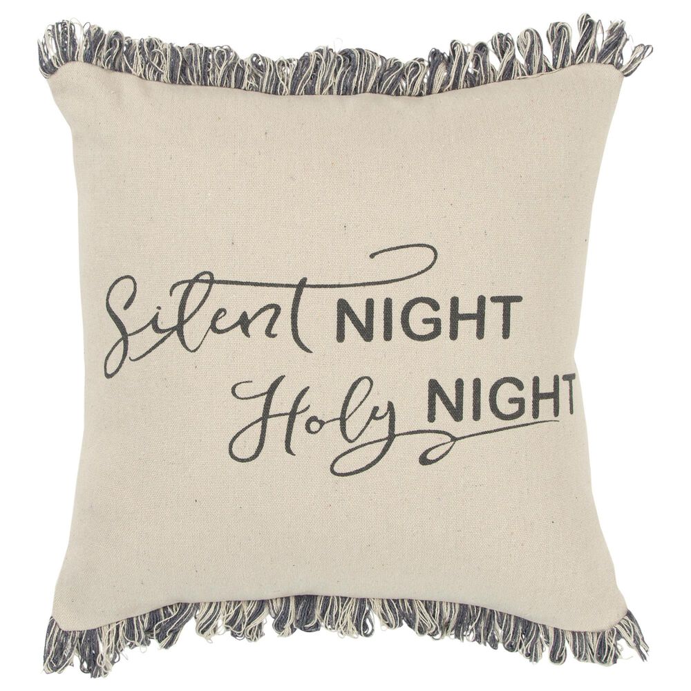 Rizzy Home Sentiment 20" Pillow Cover in Natural, , large