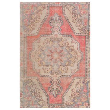 Surya Unique UNQ-2315 7"6" x 9"6" Coral, Gray and Wheat Area Rug, , large