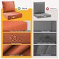 Sunwell Garden 22" Outdoor Seat and Back Cushion Set in Orange (Set of 3), , large