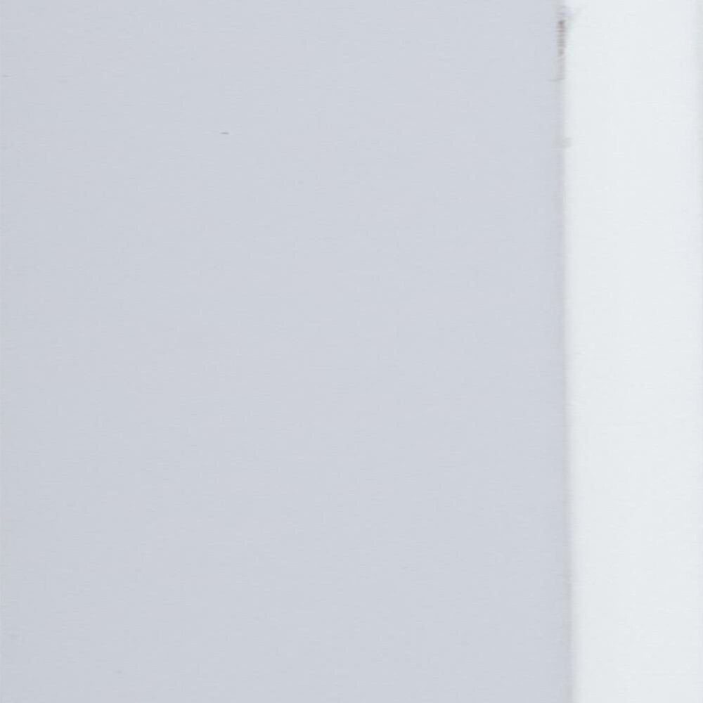 Maple and Jade 30&quot; x 14&quot; Rectangular Wood Wall Mirror with Thin Frame in White, , large