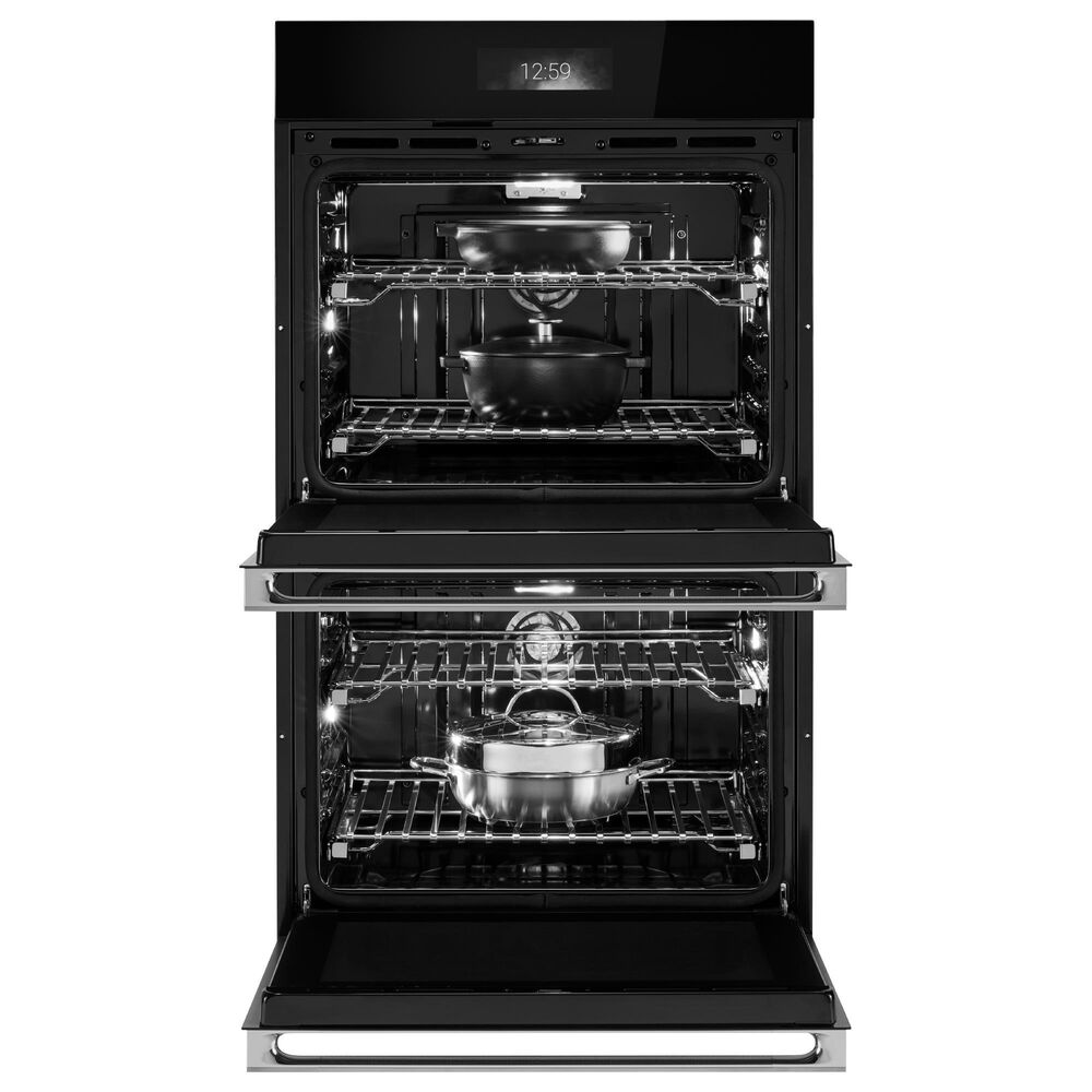 JennAir Noir 30" Smart Double Wall Oven with V2 Vertical Dual-Fan in Stainless Steel, , large