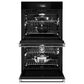 JennAir Noir 30" Smart Double Wall Oven with V2 Vertical Dual-Fan in Stainless Steel, , large