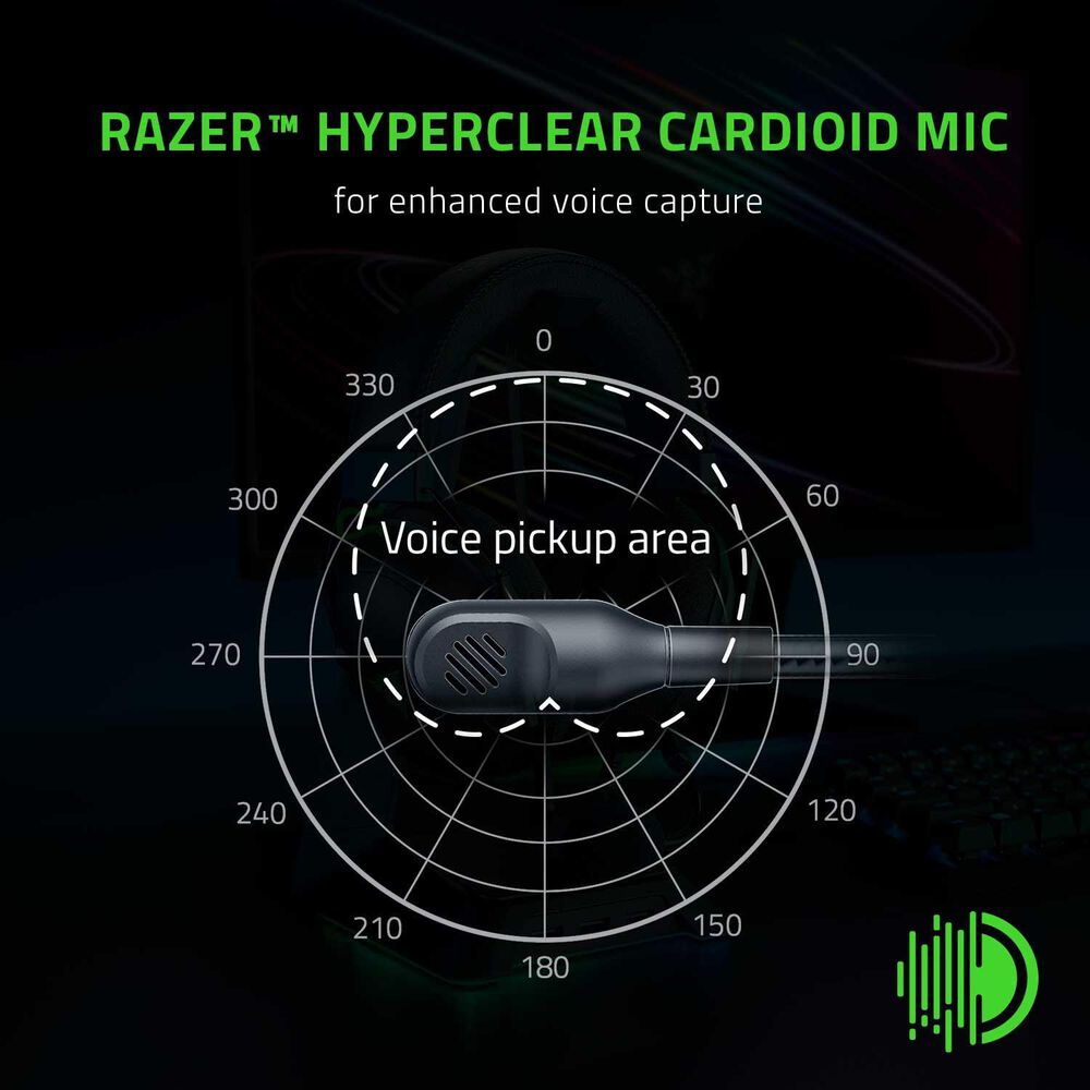Razer BlackShark V2 X Wired Gaming Headset, , large