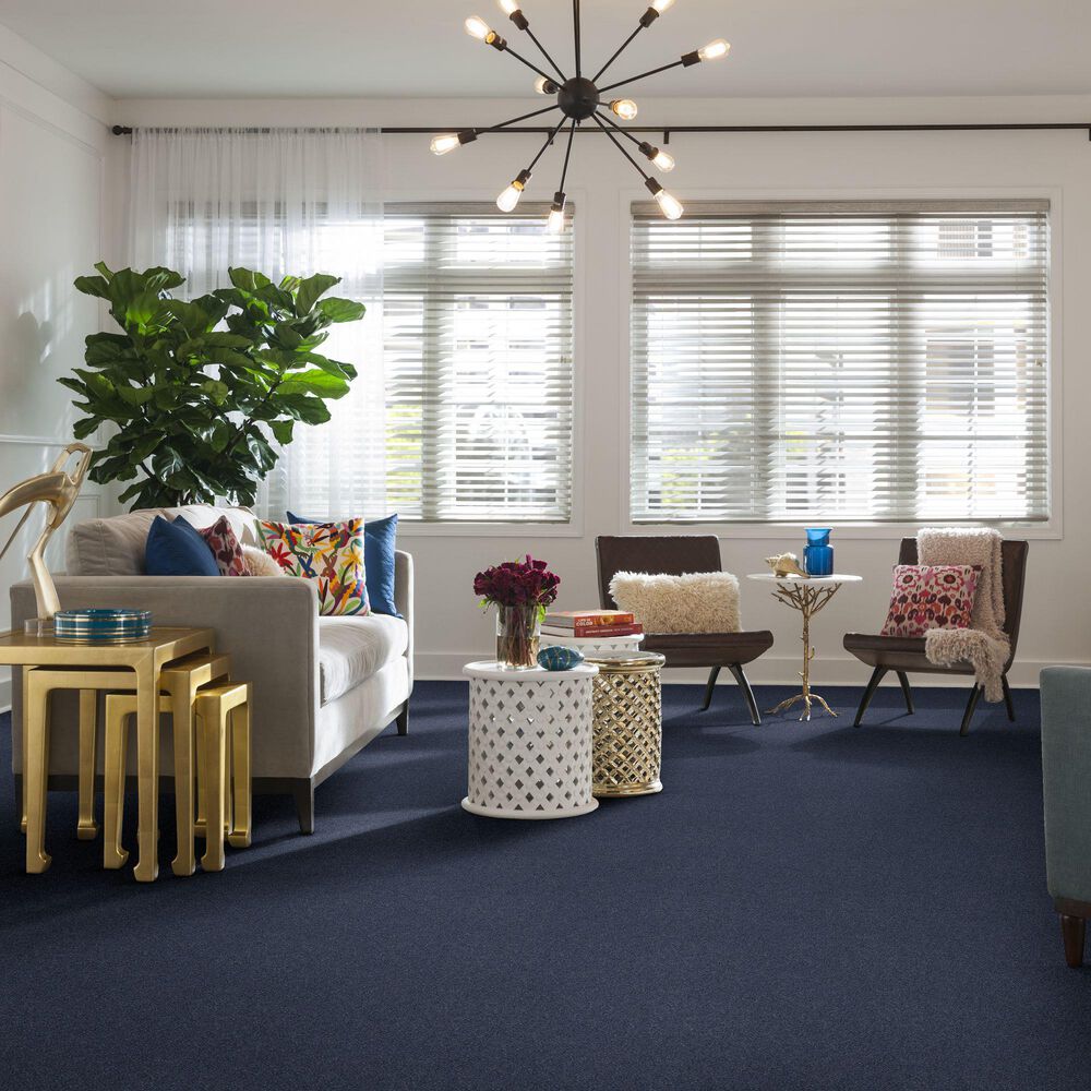 Philadelphia Keen Senses II Carpet in Royal Navy, , large