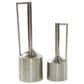 Maple and Jade 2-Piece Decorative Vase Set with Handles in Satin Silver, , large