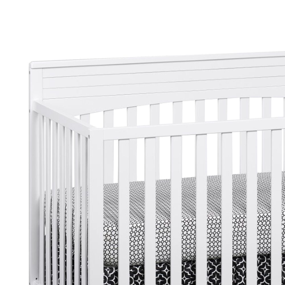 Oxford Baby Harper 4-In-1 Convertible Crib in Snow White, , large