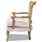 Baxton Studio Vallea Arm Chair in Light Beige, , large