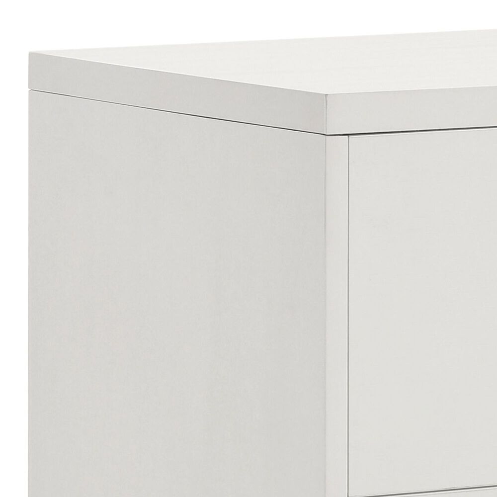 Pacific Landing Marceline 2-Drawer Nightstand in White and Gold, , large