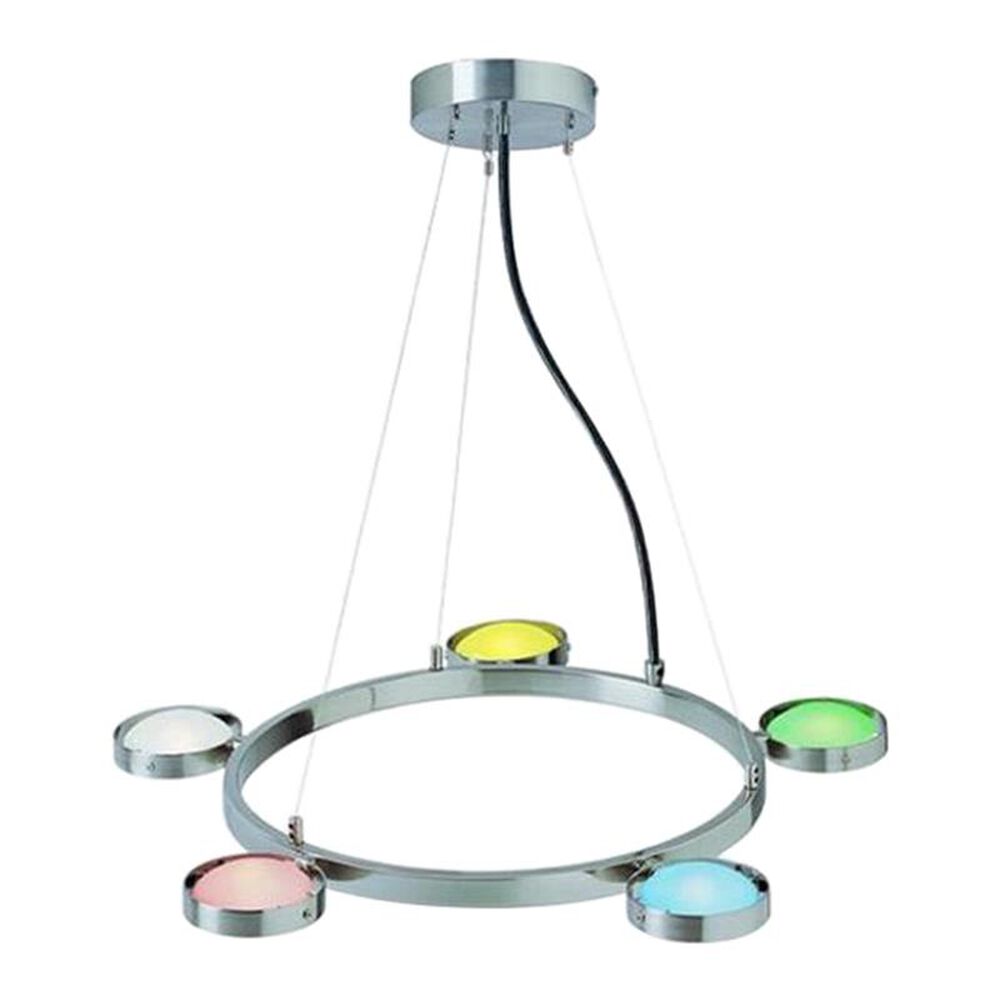 Lite Source Sherbet 5 Light Chandelier in Polished Steel, , large