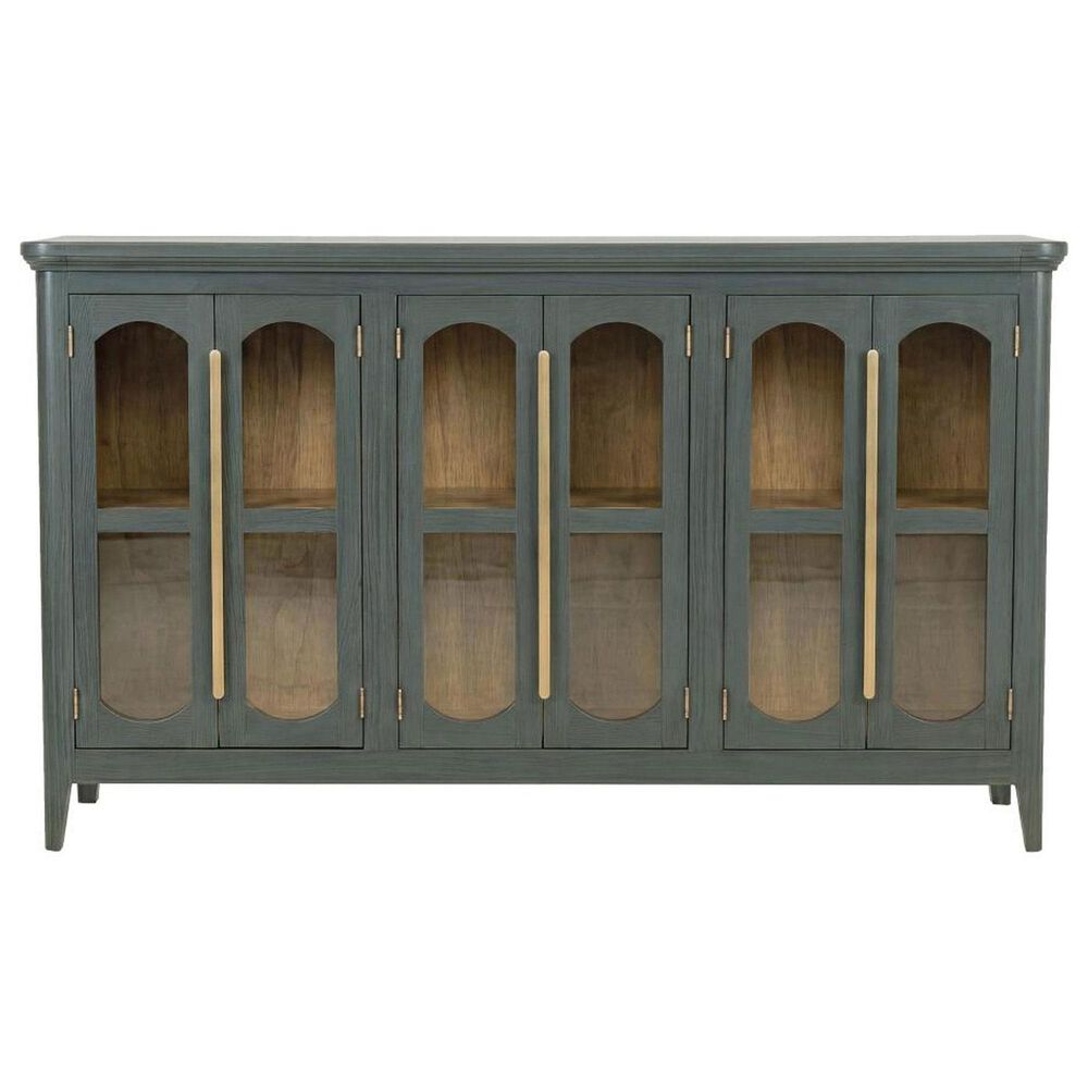 Fallridge Brava 71" 6-Door Entertainment Console in Vintage Green, , large