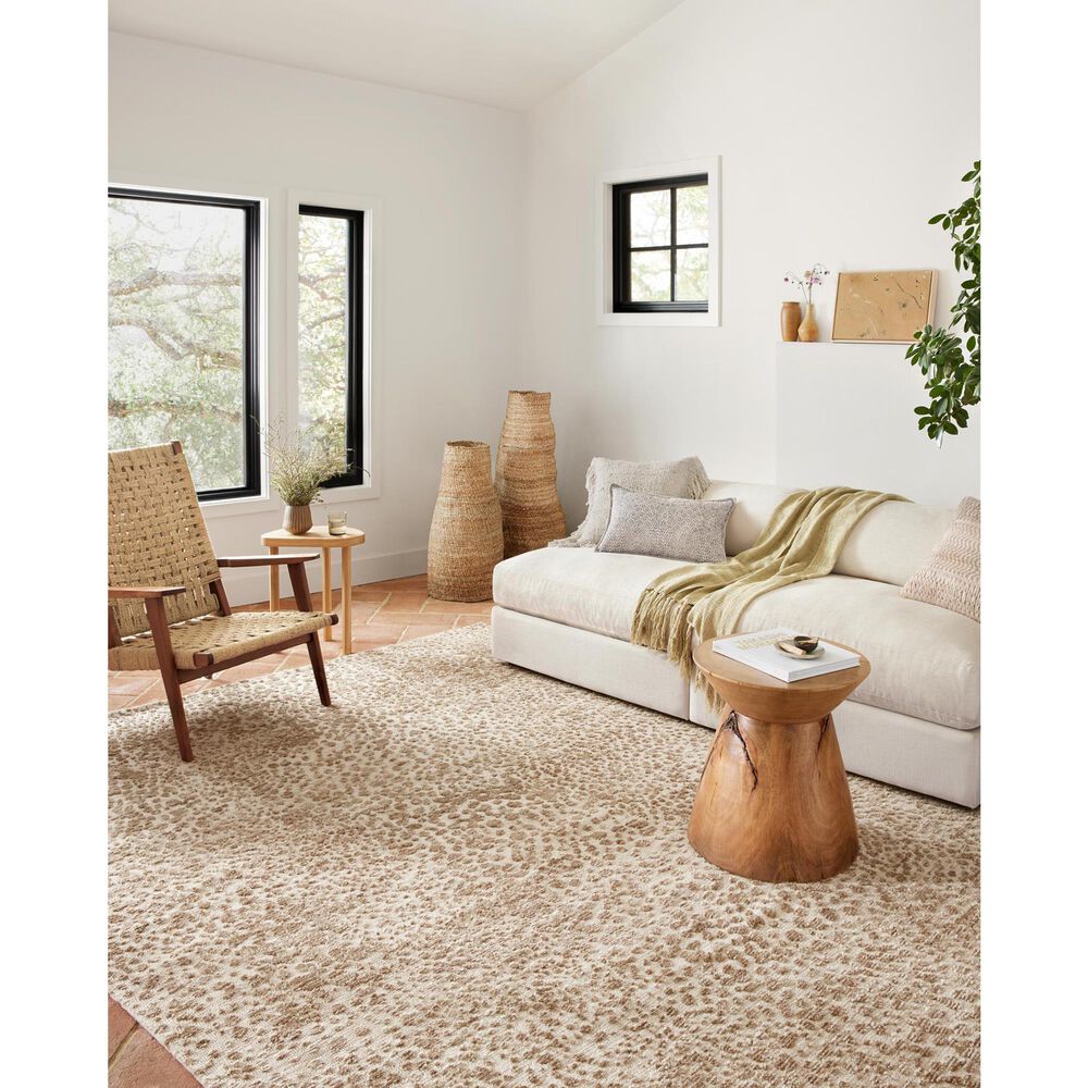 Loloi II Neda 8&#39;6&quot; x 12&#39; Ivory and Sand Area Performance Rug, , large