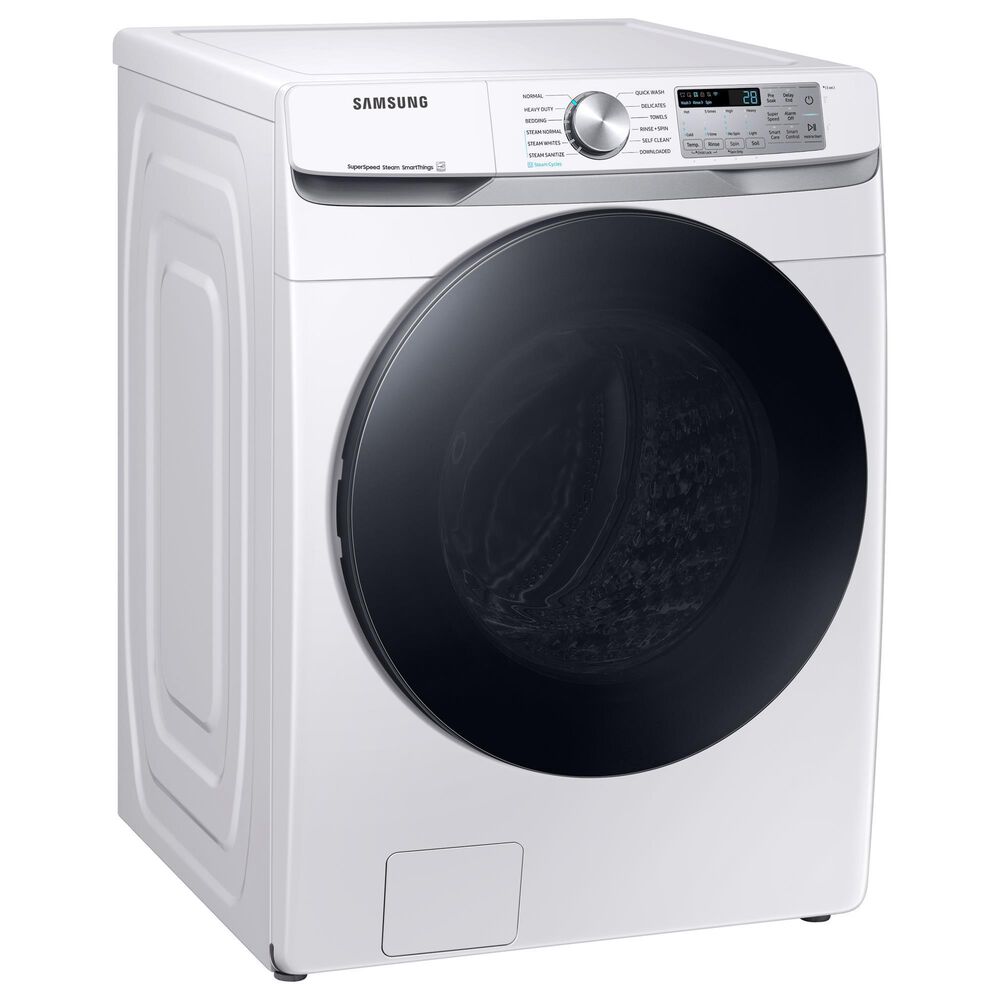 Samsung 4.5 Cu. Ft. Smart Front Load Washer with Super Speed Wash in White, , large