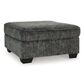 Ashley Lonoke Oversized Ottoman in Gunmetal, , large