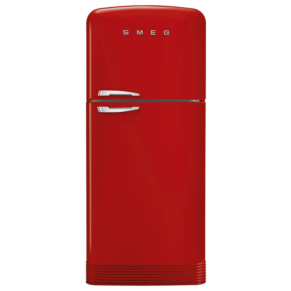 SMEG 19.28 Cu. Ft. Retro Top Freeze Refrigerator with Right Hinge in Red, , large