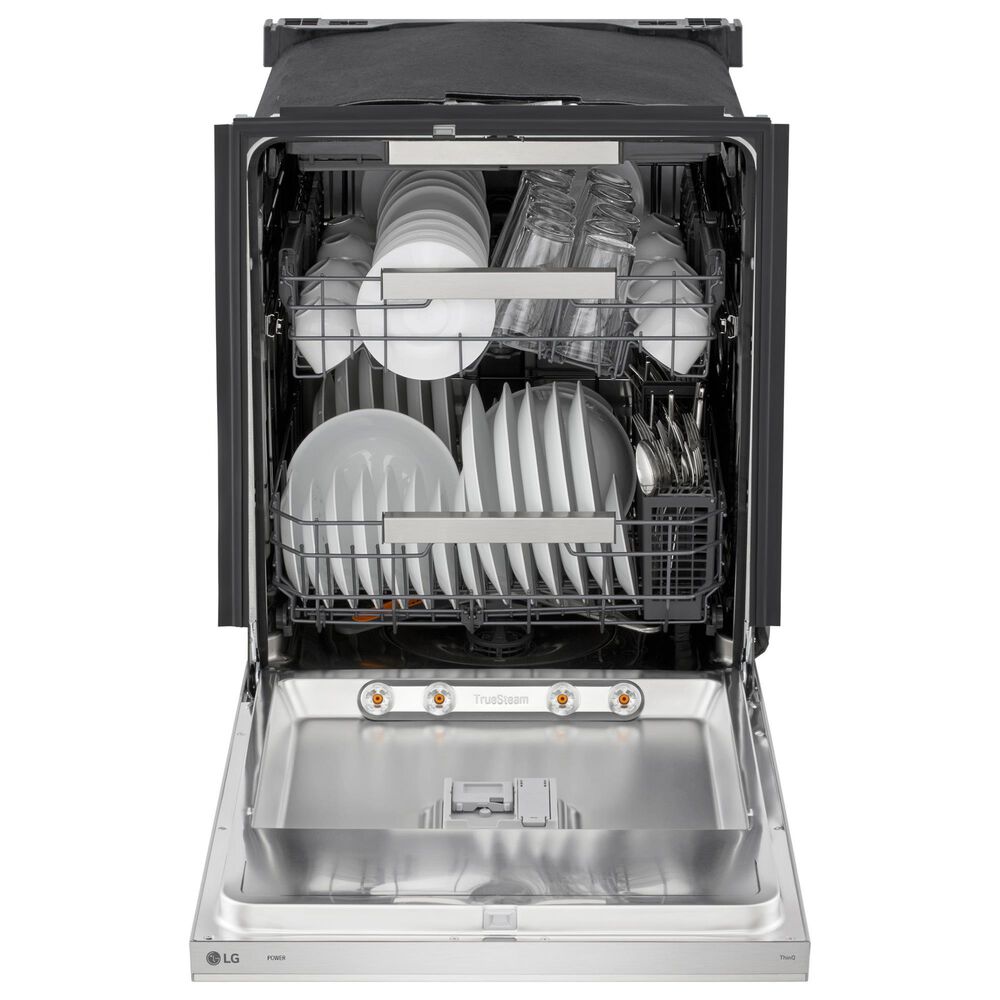 LG 24" Built-In Pocket Handle Dishwasher with 3rd Rack in PrintProof Stainless Steel, , large