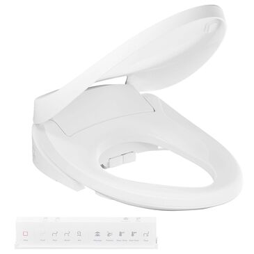Kohler PureWash E860 Dual-Wand Elongated Bidet Toilet Seat with Remote Control in White, , large
