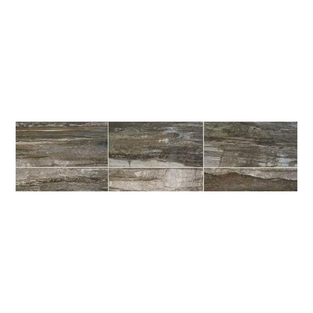 Dal-Tile River Marble Smoky River 6" x 24" Polished Porcelain Tile, , large
