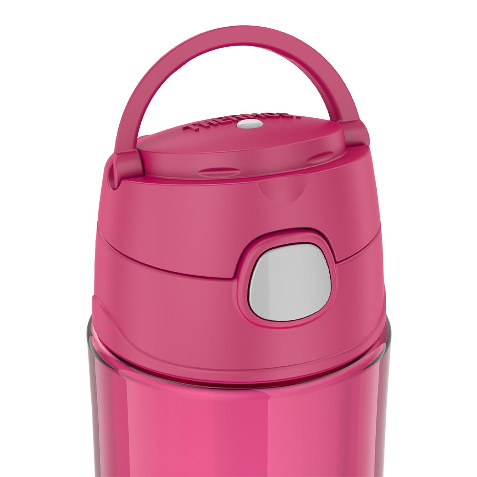 Plastic shop thermos bottle