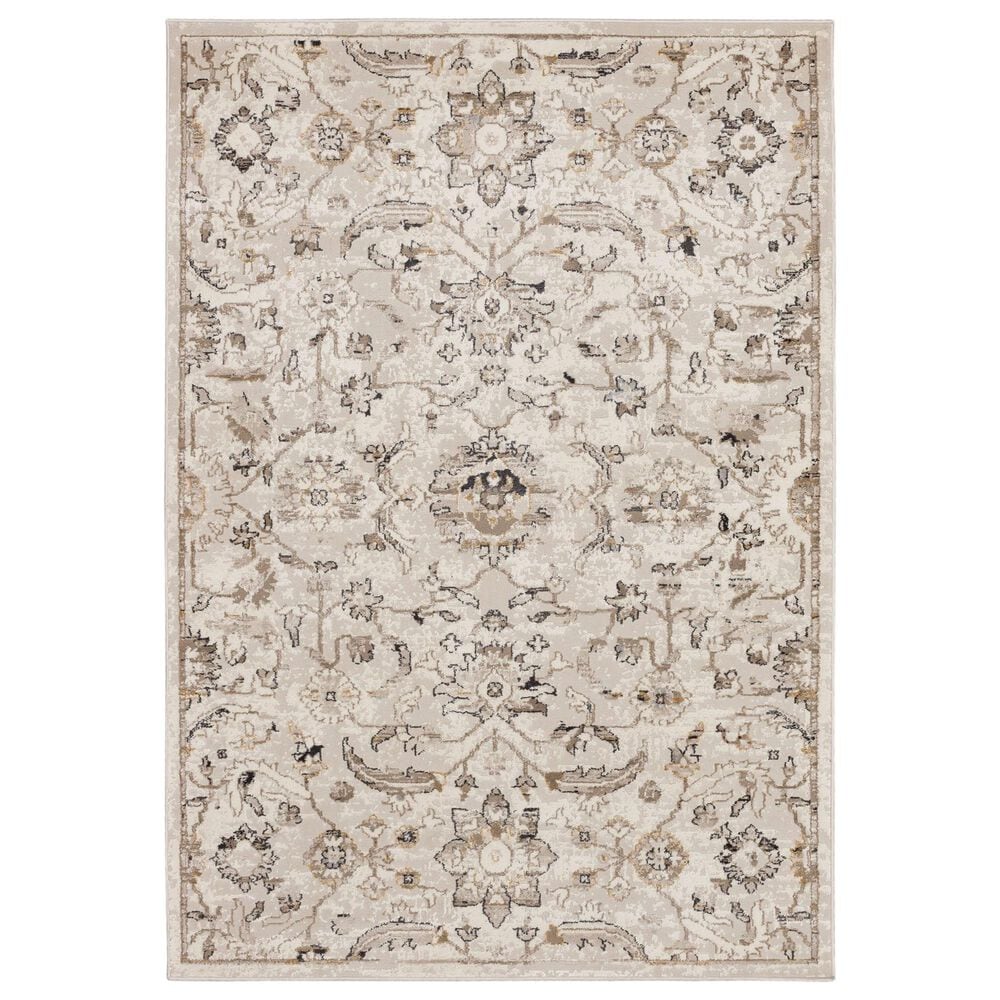 Karastan Cleo R1077 5" 3" X 8" Cream Area Rug, , large