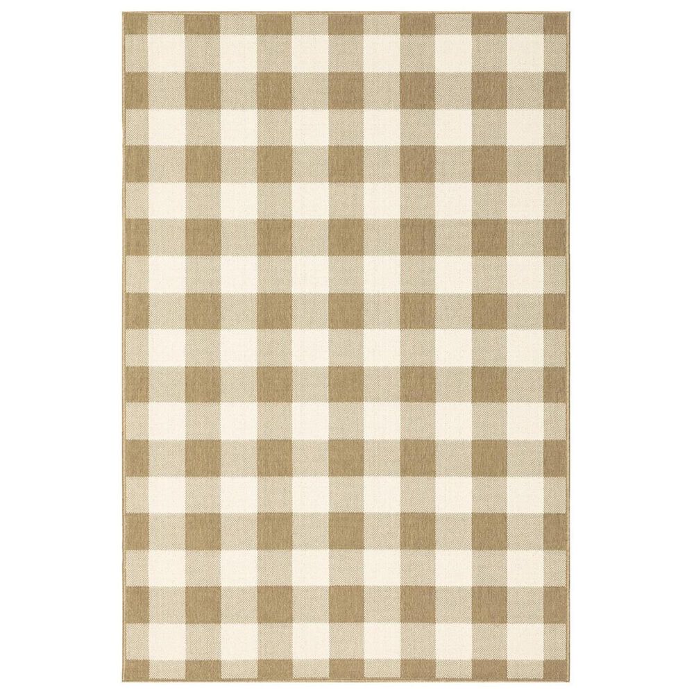 Oriental Weavers Marina 2598I 3"7" x 5"6" Tan Area Rug, , large