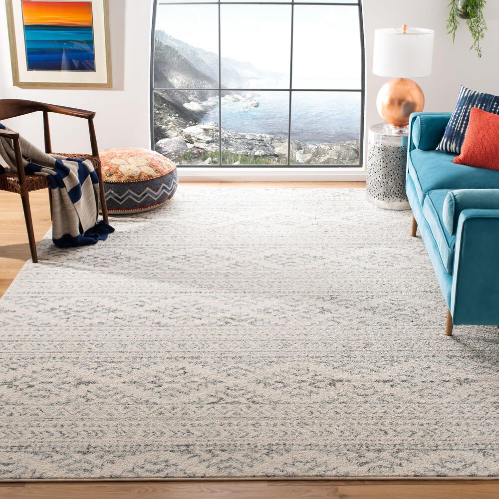 Safavieh Tulum TUL272A 8&#39; x 10&#39; Ivory and Grey Area Rug, , large