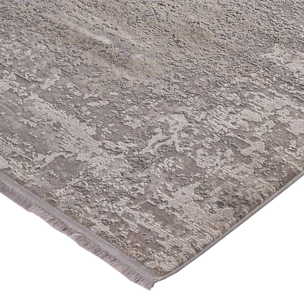 Feizy Cadiz 7&#39;9&quot; x 11&#39; Light Gray Area Rug, , large
