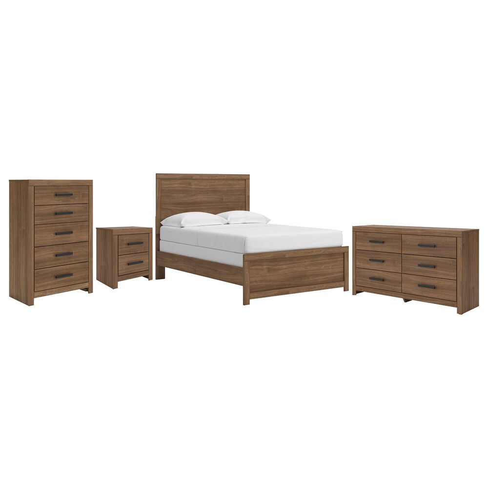 Ashley Broachmyn Full Bed with Dresser, Chest, and Nightstand in Warm Auburn, , large