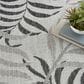 Nourison Garden Oasis Nature Grey 9" x 12" Indoor/Outdoor Area Rug, , large