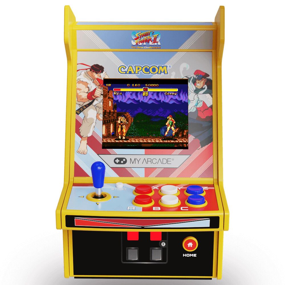 My Arcade Super Street Fighter II Micro Player Pro Portable Retro Arcade in Yellow, , large