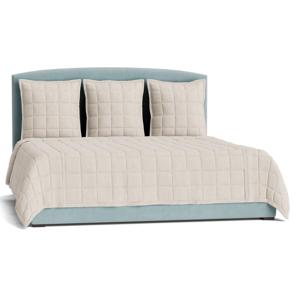 Ann Gish Panama Queen Coverlet in Flax, , large