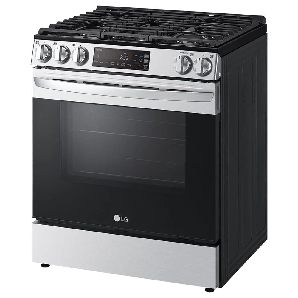 LG 5.8 Cu. Ft. Slide-in Gas Smart Range in Stainless Steel, , large