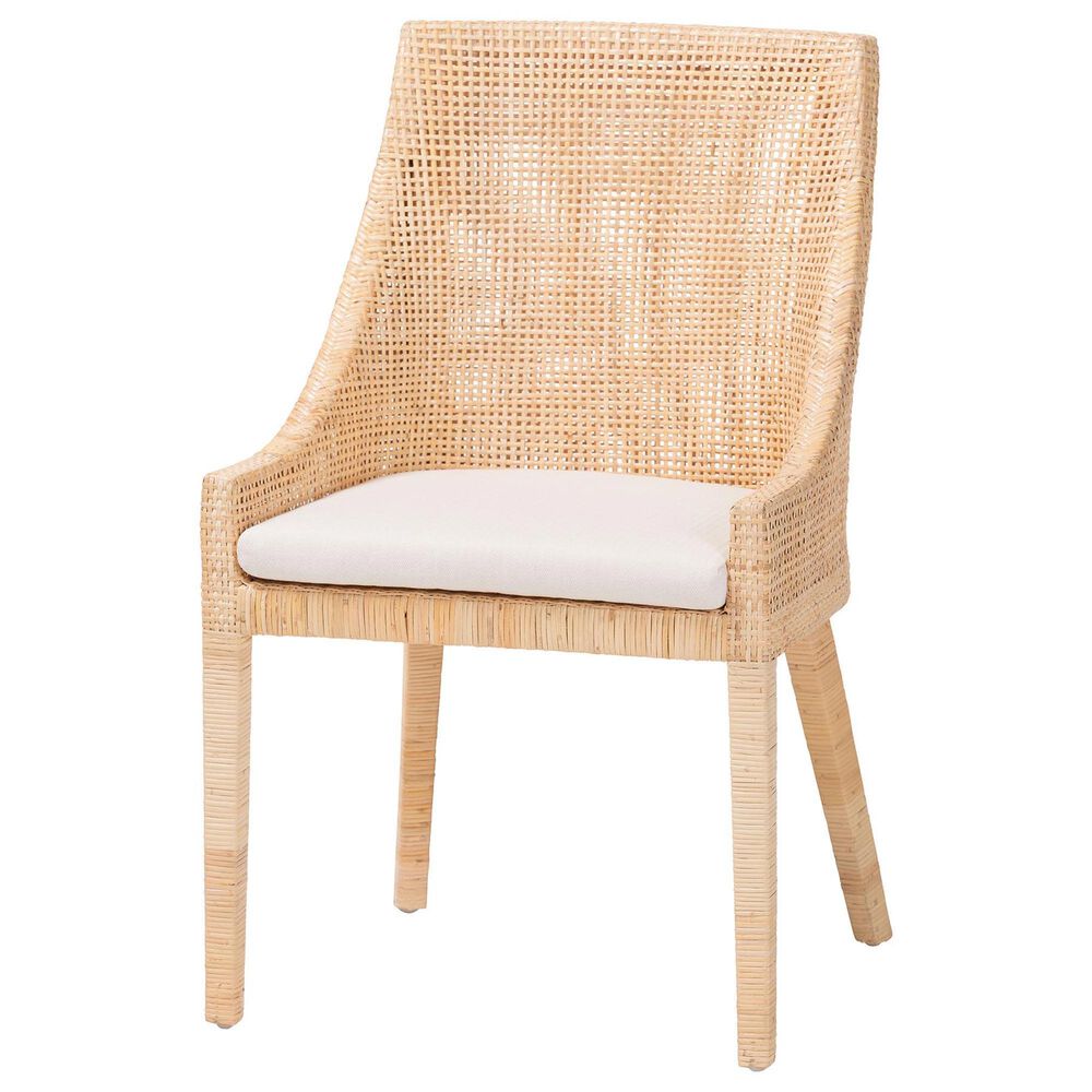 Baxton Studio Beata Side Chair in Light Honey, , large