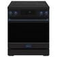 Thor Kitchen Gordon Ramsay 4.8 Cu. Ft. Professional Induction Range with Blue Handle Kit in Black, , large